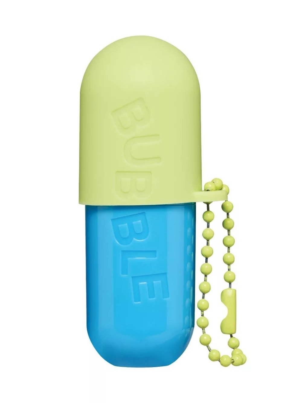 Bubble Skincare Tell All Mint Message Minty Lip Balm Keychain